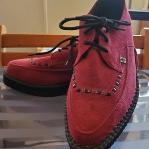 TUK suede leather creeper style shoes Oxfords size men's 7 women's 9